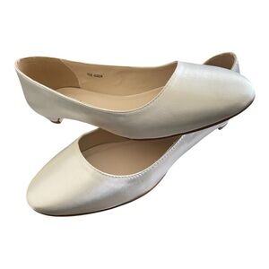 Bridal Benjamin Walk White Dyeable Ballet Flats